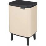 Brabantia Кош за боклук Brabantia Bo Small Hi 1010461, 7 л, Повдигнат, Плавно и безшумно отваряне, Противоплъзгаща основа, Бежов (1010461)