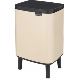 Brabantia Кош за боклук Brabantia Bo Small Hi 1010461, 7 л, Повдигнат, Плавно и безшумно отваряне, Противоплъзгаща основа, Бежов (1010461)