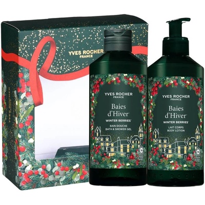 Yves Rocher Baies d'Hiver Комплект - Душ гел и Лосион, 400 + 390 ml