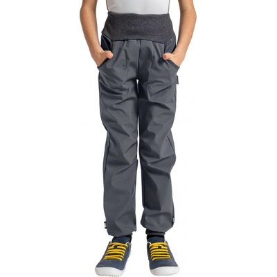 Unuo dětské softshellové kalhoty bez zateplení Street tm. šedá – Zboží Mobilmania