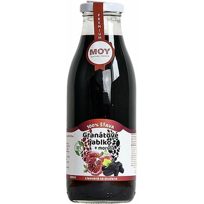 MOY Granátové jablko Moruša 100% šťava 500 ml
