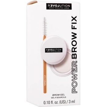 Makeup Revolution Brow FiXX fixačný gél na obočie Clear 4 ml