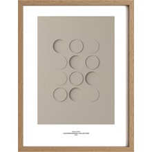 Idealform Poster no. 4 Shadow forms Barva: Smokey taupe, Velikost: 300x400 mm