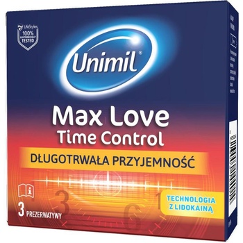 Image 1 of Mates Unimil Max Love Time Control 3 pack