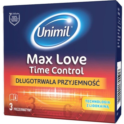 Mates Unimil Max Love Time Control 3 pack