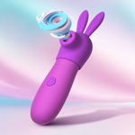 Shegasm Bunny Sidekick Suction Clit Stimulator Purple
