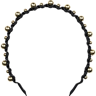 Čelenka do vlasov Invisibobble Hairhalo Black Time To Shine You Are A Star - čierna