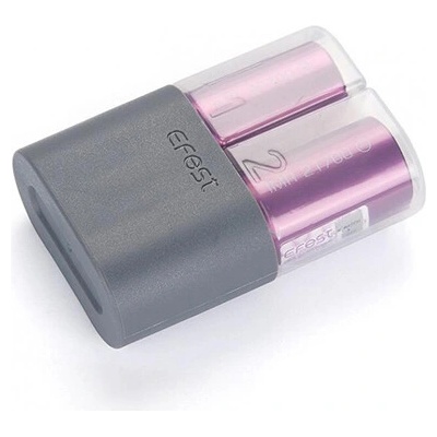 Efest plastové ochranné púzdro pre monočlánky určené pre: 2 x 20700mAh / 2 x 21700 číre