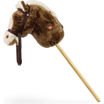 Milly Mally hobby kôň na tyči tmavohnedý - 1 kus