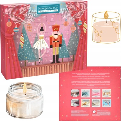 Yankee Candle Home Inspiration Advent Calendar čajová svíčka 24 x 9,8 g – Zboží Dáma