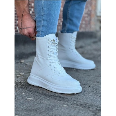Wagon Мъжки боти с връзки wg012 - Бели #364977 (364977_Бяло)