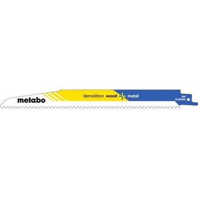Metabo 5 pílových plátkov do chvostovej píly BiM 225x1,6 mm/4,3 631926000