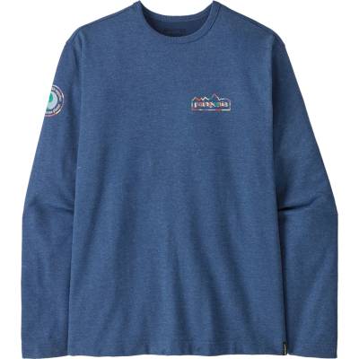 Patagonia Мъжки пуловер Patagonia LW Unity Fitz Wildrise Crew Jumper - Clement Blue (017-3290-0614)