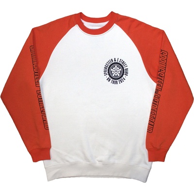 Bruce Springsteen Tour '24 Wheel (Back Print & Ex-Tour Raglan) White & Orange M Риза (SPRINGRL21MWO02)