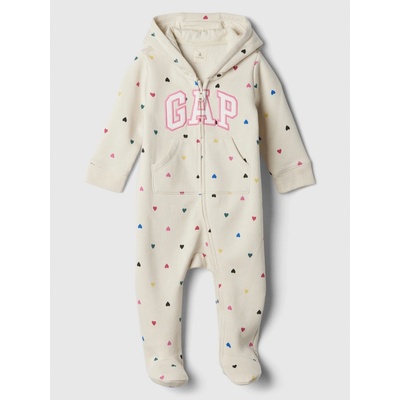 GAP Baby vzorovaný overal Logo Béžová