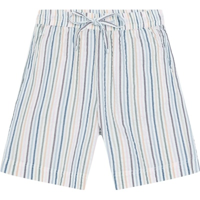 KnowledgeCotton Apparel Дамски къси панталони KnowledgeCotton Apparel Women's Posey Seersucker Stripe Shorts - Multi Color Stripe - размер XL (112-4385-0114)
