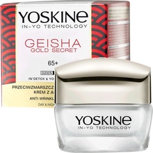 Yoskine Geisha Gold Secret denní a noční pleťový krém 65+ 50 ml