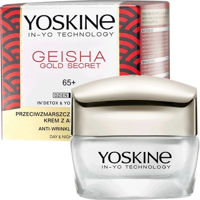 Yoskine Geisha Gold Secret denní a noční pleťový krém 65+ 50 ml