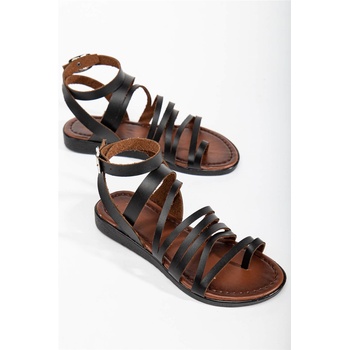 Moda Trend Дамски ежедневни сандали - Черни #366127 (366127_Черно)