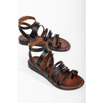 Moda Trend Дамски ежедневни сандали - Черни #366127 (366127_Черно)