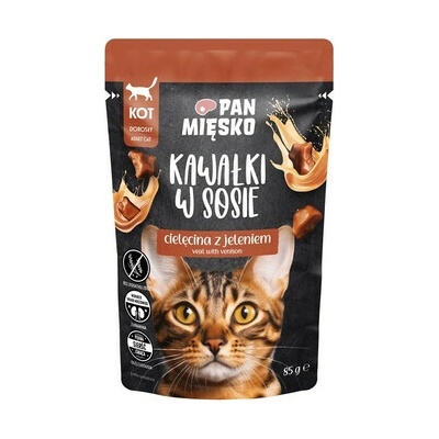 Pan Mięsko Pieces in sauce Veal with deer 85 g