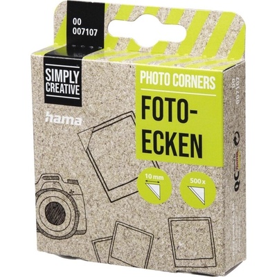 Hama 7107 fotorožky samolepiace, transparentné 500 ks