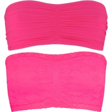 Missy Duo bandeau podprsenka G&N 2ks zářivě růžová
