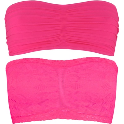 Missy Duo bandeau podprsenka G&N 2ks zářivě růžová