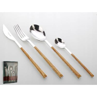 Pintinox Sada 24 ks příborů Sushi Queen Teak