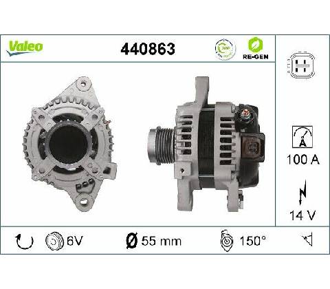 Alternátor VALEO 440863