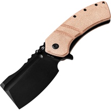 Kansept XL Korvid Brown Micarta, 154CM T1030A2
