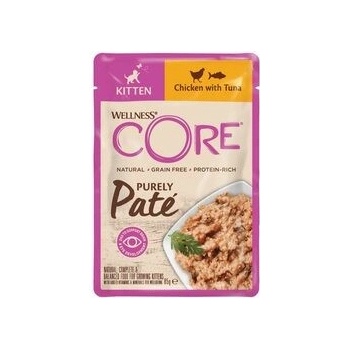 Wellness Core Cat Paté Kitten kuracie a tuniak 85 g
