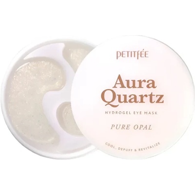 PETITFÉE Aura Quartz Hydrogel Eye Mask Pure Opal - Охлаждащи подложки за очи - 40бр