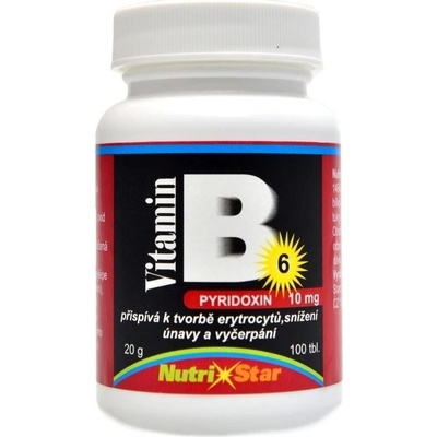 Nutristar Pyridoxin Vitamín B 6 10 mg 100 tablet