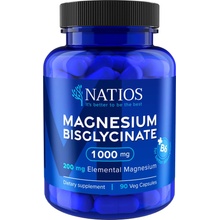 Natios Magnesium Bisglycinate 1000 mg + B6 90 veg. kapslí elem. hořčík 200 mg