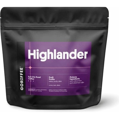 Goriffee HIGHLANDER Espresso BLEND zrnková 250 g