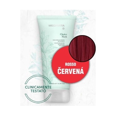 Medavita CHOICE barvící maska ČERVENÁ 200 ml