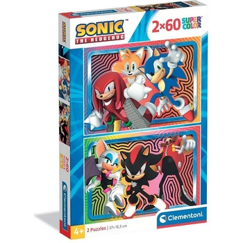 Clementoni 2x60ч. Пъзел Sonic (1012069F)