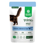 Nature's Protection Nature's Protection CAT PRIME Weight Control Adult Cats with Chicken, Salmon and Tuna, пауч с хапки в сос с пилешко, сьомга и риба тон, за поддържане на оптимално телесно тегло, за пораснали котки - 8