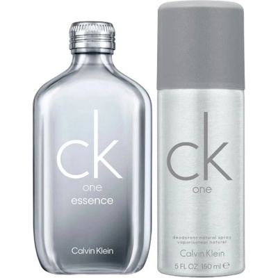 Calvin Klein CK One Essence Подаръчен комплект, Parfum 100 ml + Deo 150 ml, унисекс