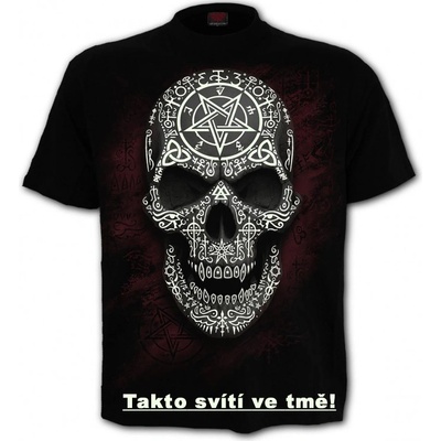 Unisex tričko Spiral GOTHIC RUNES GLOW IN THE DARK DT289698