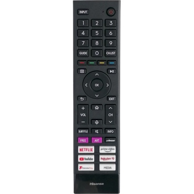 Diaľkový ovládač Hisense ERF3K8, 50A6GTUK, 55A76GQ, 65A7HQTUK, 75A7HQTUK, A20390Y, A21061C, A21260S