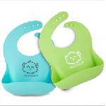 KeaBabies Силиконови Лигавници 2 Броя Син/Зелен KeaBabies (KB034-001)