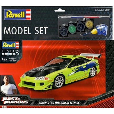 Revell Fast & Furious Brians 1995 Mitsubishi Eclipse ModelSet 67691 1:25 – Hledejceny.cz