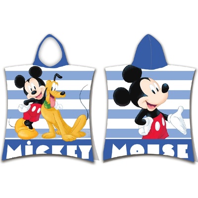 Jerry Fabrics Dětské pončo Mickey stripe, 50 x 115 cm