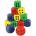 Bigjigs Toys - Дървено зарче - Различни цветове