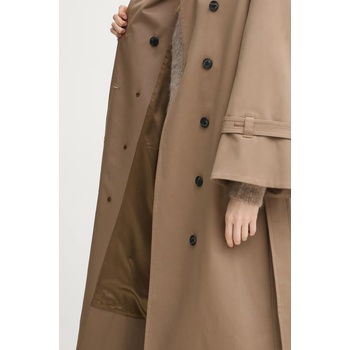 By Malene Birger Шлифер By Malene Birger ALAYA дамски в кафяво преходен модел с уголемена кройка 103331 (103331)