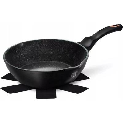 Tradiční pánev Berlinger Haus Black Rose 24 cm s mramorovým povrchem