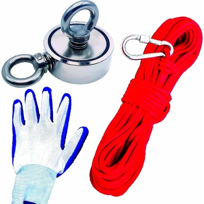 KRAFT&DELE Magnet fishing 140kg oboustranný pro lovce pokladů KD10415 – Zboží Dáma