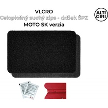 Držiak ŠPZ - ALTI GIRI VELCRO MOTO SK celoplošný suchý zips - 1 kus